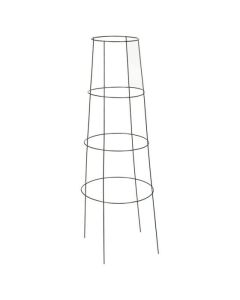 Cage à tomates ronde inversée en plastique, 48 po, vert