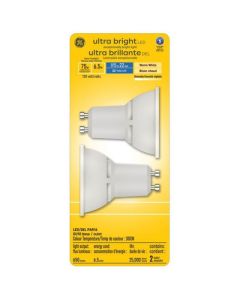 GE Lighting LED Bulb GU10, 75W Soft White, 2PK