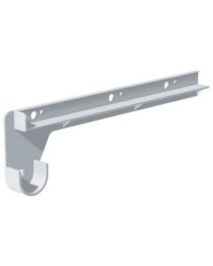 Supports à tablette et à tringle résidentiels - Blanc - Plastique - 12"