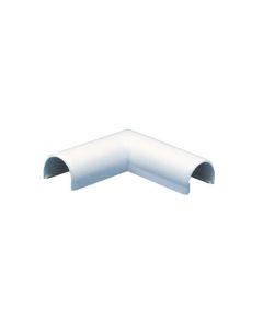 Wiremold Flat Elbow 90 Wire Cover Self-Adhesive Plastic White