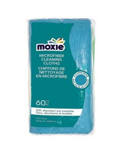 Moxie 12-in x 12-in Multi-Purpose Microfibre Cloths - 60-Pack