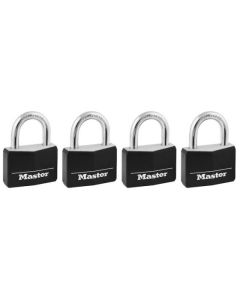 Cadenas à clé en aluminium, Master Lock, 4-paquet