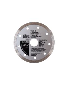 Lame diamantée pour tuile, 4-1/2"