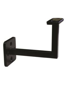 Support de main courante en acier noir