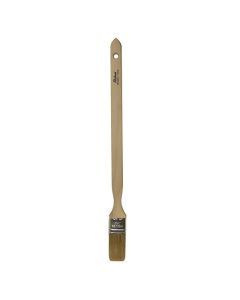1 1/2" Chip Brush White Bristle Long Handle Angled