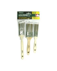 Ensemble de pinceaux polyester 1", 2" droits et 1 1/2" angulaire