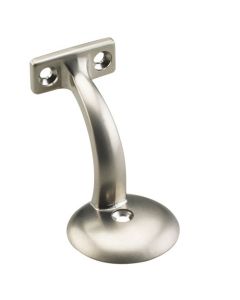 Support robuste pour main courante de 3" (76,2 mm), nickel satiné