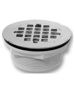 PVC / Stainless  2" Shower Drain
