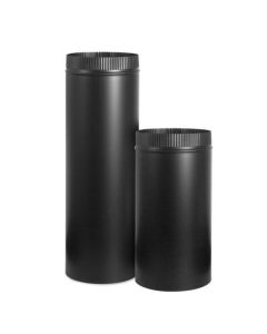 Tuyau de poele 6" x 24" Noir