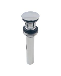 P.O. Plug for Presto Drain - 1 1/4" X 6" - Brass - Chrome