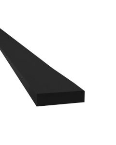 Black Pvc Trim 1-1/4"x5"x16'