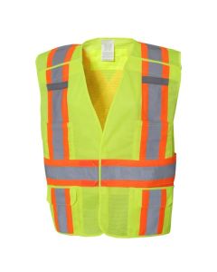 Veste de sécurité jaune haute visibilité - 100 % polyester XXL/XXXL