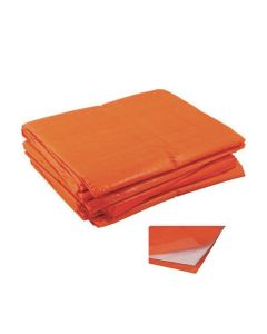 Couverture isolante pour béton avec mousse (foam) 12' x 24' Jaune/Orange