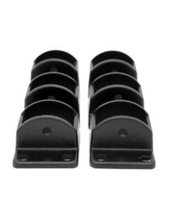 "Innovalu" Black Aluminum Fence Support Set (6 Pieces)