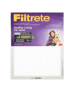 Filtre ultra allergène, 1" x 20" x 25"