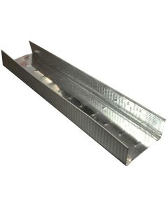 Lisse acier galvanisé 3 5/8" x 10' jauge 25