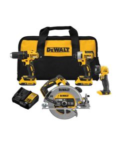 20V MAX Cordless 4-Tool Kit with Batteries