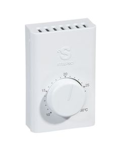 Thermostat mécanique 240 V pour chauffage linéaire blanc