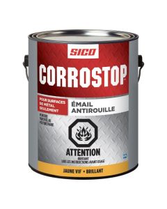 Anti-Rust Enamel - Corrostop - Yellow - Gloss - 3.78 l