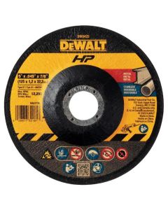 Metal & Stainless Cutting Wheel Type 27 5" DIA. 2 60 Grit Aluminum Oxide