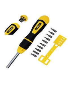 Multi-bit Ratchet Screwdriver with 10 bit