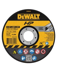 4-1/2" x .045 x 7/8" Aluminum Oxide A60N Cutting Wheel