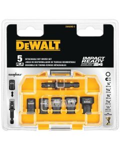 Ensemble de 5 tournevis à douille Impact Ready, étui de protection rigide
