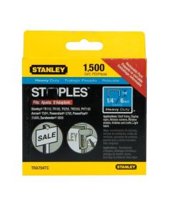 1 500 agrafes robustes de 1/4 po