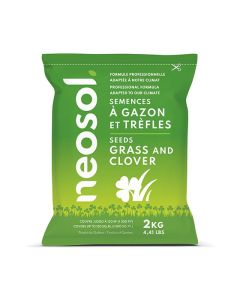 Semence de gazon et trèfle Neosol résistante et facile d'entretien 2kg