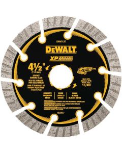 Lame diamantée pour meuleuses, 4 1/2 po