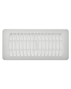 Imperial Floor Register in Plastic 4 x 10-in - White
