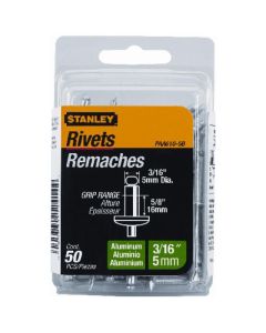 Aluminum Blind Rivets 3/16" x 5/8" 50 Pack