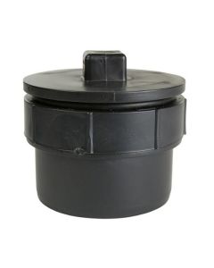 Adaptateur ABS DWV, femelle x mâle fileté, avec bouchon, 3"