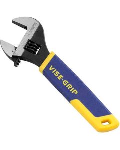 1-Inch Jaw Capacity 6-Inch Adjustable Wrench with Comfort Grip