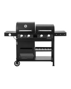 Combo 3-en-1 barbecue et plaque de cuisson 58000 BTU, noir
