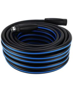Hybrid Polymer 5/8-in Dia. Heavy-Duty Black Garden Hose - 50 feet