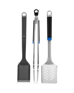 Ensemble d'ustensiles à barbecue en acier inoxydable, 3 pièces
