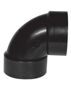 Coude Long Rayon Femelle 4-po ABS-DWV 90D