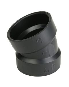 ABS 22 1/2° elbow 2" socket
