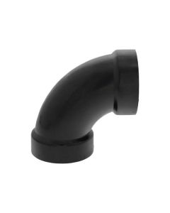 IPEX 2-in Black ABS 90-degree Hub Elbow