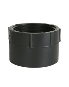 ABS DWV Female Adapter - 2" - Hub x FPT - Black