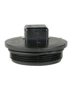 Bouchon de nettoyage en ABS DWV, 2", mâle fileté, noir