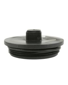 ABS DWV Cleanout Plug - 3" - MPT - Black