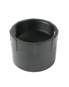 ABS DWV Female Adapter - 3" - HUB X FPT - Black