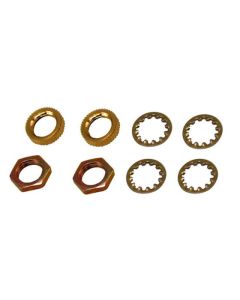 Lamp Locknuts - 1/8" - Assorted - 8/Pk