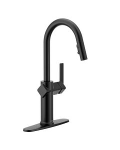 Robinet cuisine Joric 1 poignée noir mat