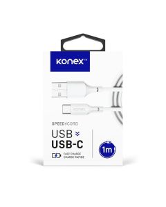 Cable usb à usb-c 1m charge rapide