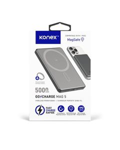 15w 5000MAH Magnetic Wireless Power Bank MagSafe Compatible