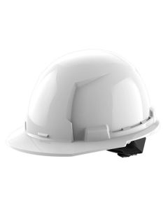 BOLT White Front Brim Hard Hat Type 1 Class E