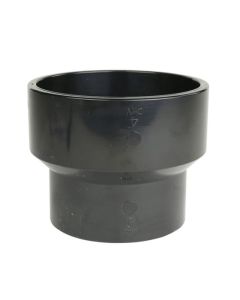 ABS DWV reducing coupling, 4" x 3" socket